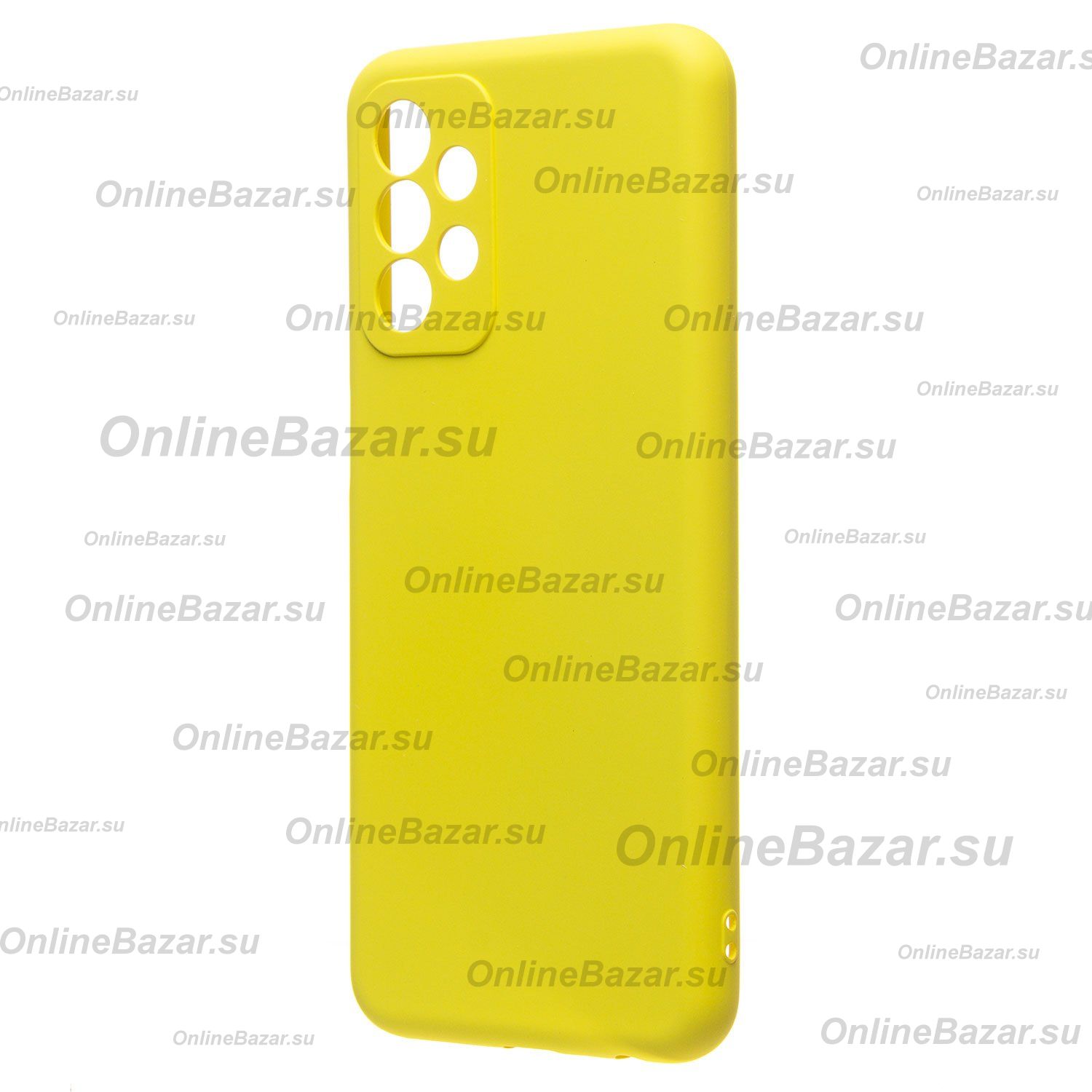 Чехол для Samsung SM-A235F (Galaxy A23) силиконовый Soft Touch 4 <желтый> ― OnlineBazar.su