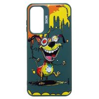 Чехол для Samsung SM-A256E (Galaxy A25 5G) силиконовый (рис. 335/собака) <темно-зеленый> ― OnlineBazar.su