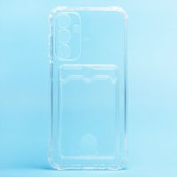 Чехол для Samsung SM-A256E (Galaxy A25 5G) силиконовый с картхолдером №2 <прозрачный> ― OnlineBazar.su