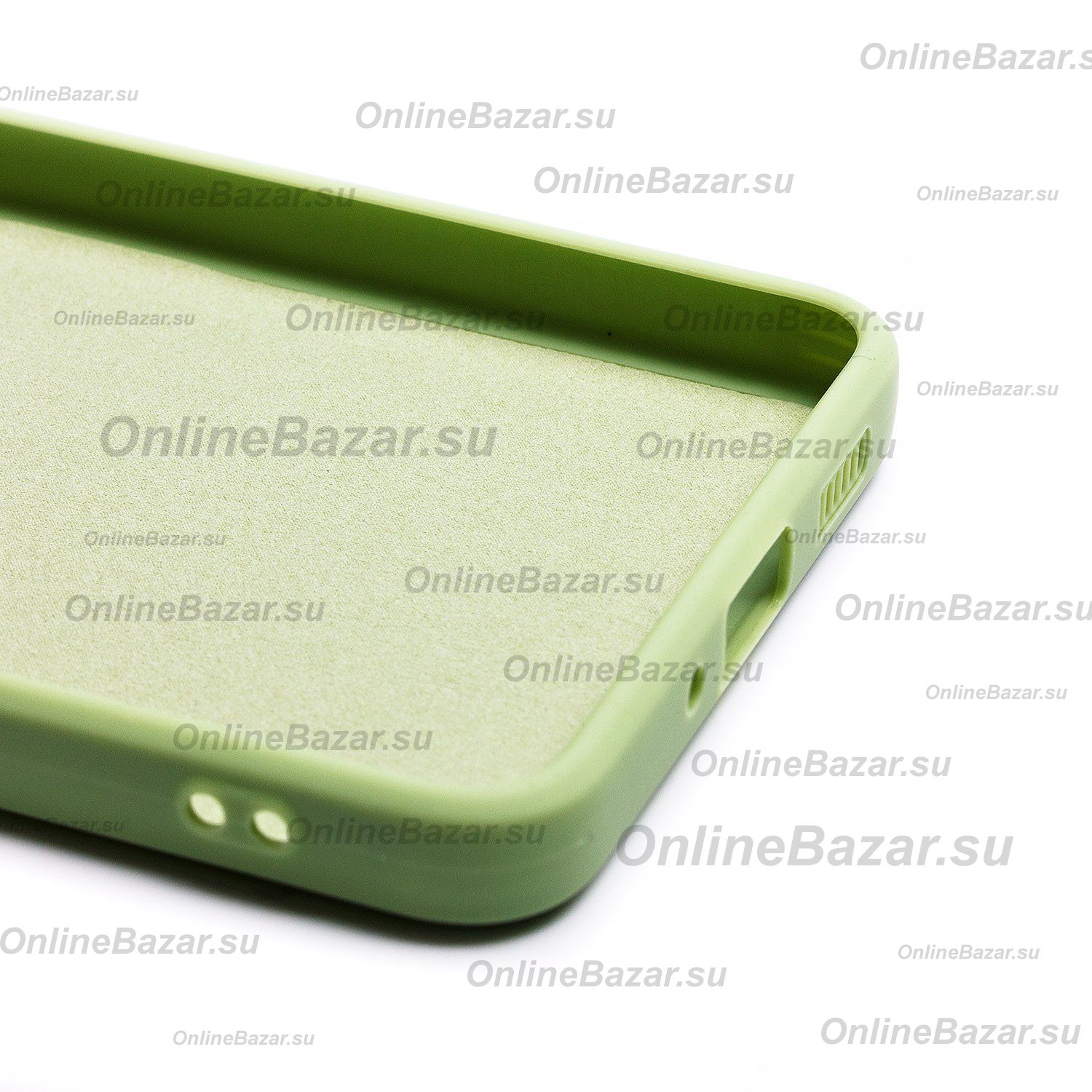 Чехол для Samsung SM-A336B (Galaxy A33 5G) силиконовый Soft Touch 4 <светло-зеленый> ― OnlineBazar.su