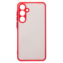 Чехол для Samsung SM-A556E (Galaxy A55 5G) пластиковый с окантовкой <красный>