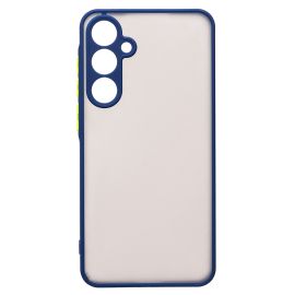 Чехол для Samsung SM-A556E (Galaxy A55 5G) пластиковый с окантовкой <темно-синий>