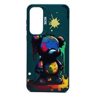 Чехол для Samsung SM-A556E (Galaxy A55 5G) силиконовый (рис. 335/медведь) <темно-зеленый> ― OnlineBazar.su