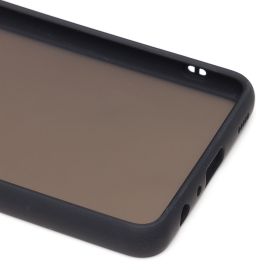Чехол для Samsung SM-A725F (Galaxy A72) пластиковый с окантовкой <черный>