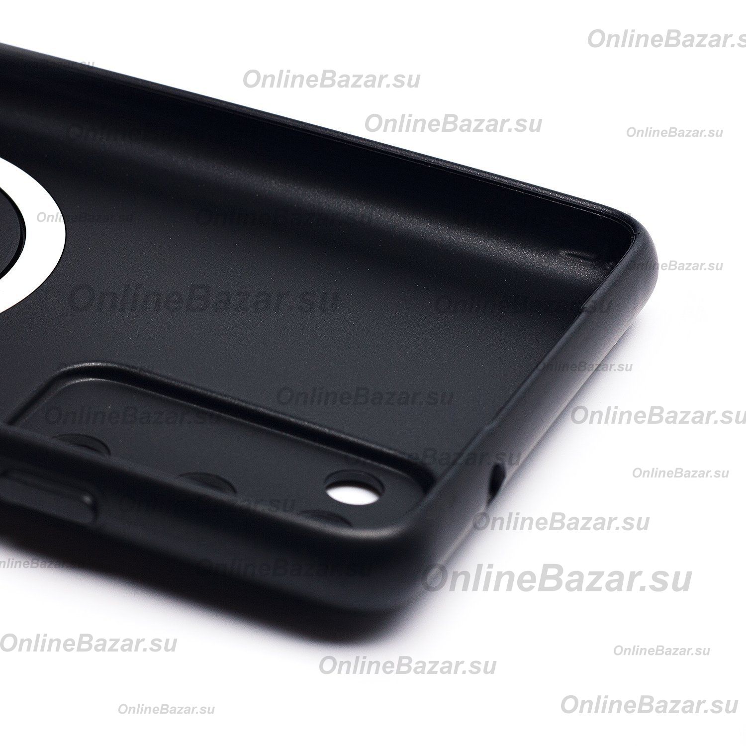 Чехол для Samsung SM-G780F (Galaxy S20 FE) силиконовый Matte MagSafe <черный> ― OnlineBazar.su