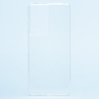 Чехол для Samsung SM-G998B (Galaxy S21 Ultra) силиконовый ультратонкий <прозрачный> ― OnlineBazar.su