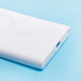 Чехол для Samsung SM-N985F (Galaxy Note 20 Ultra) силиконовый Matte MagSafe <белый>
