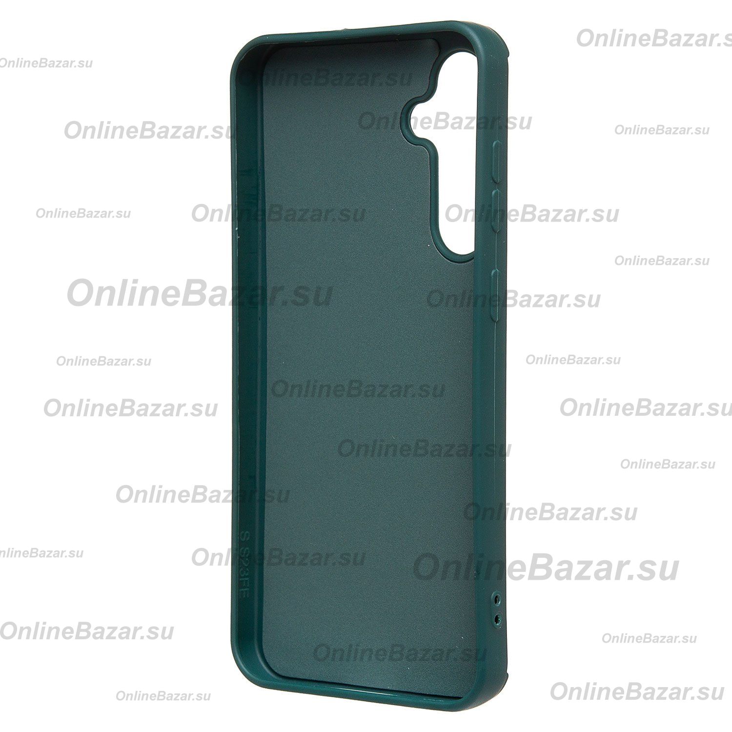 Чехол для Samsung SM-S711B (Galaxy S23 FE) силиконовый (рис. 335/медведь) <темно-зеленый> ― OnlineBazar.su