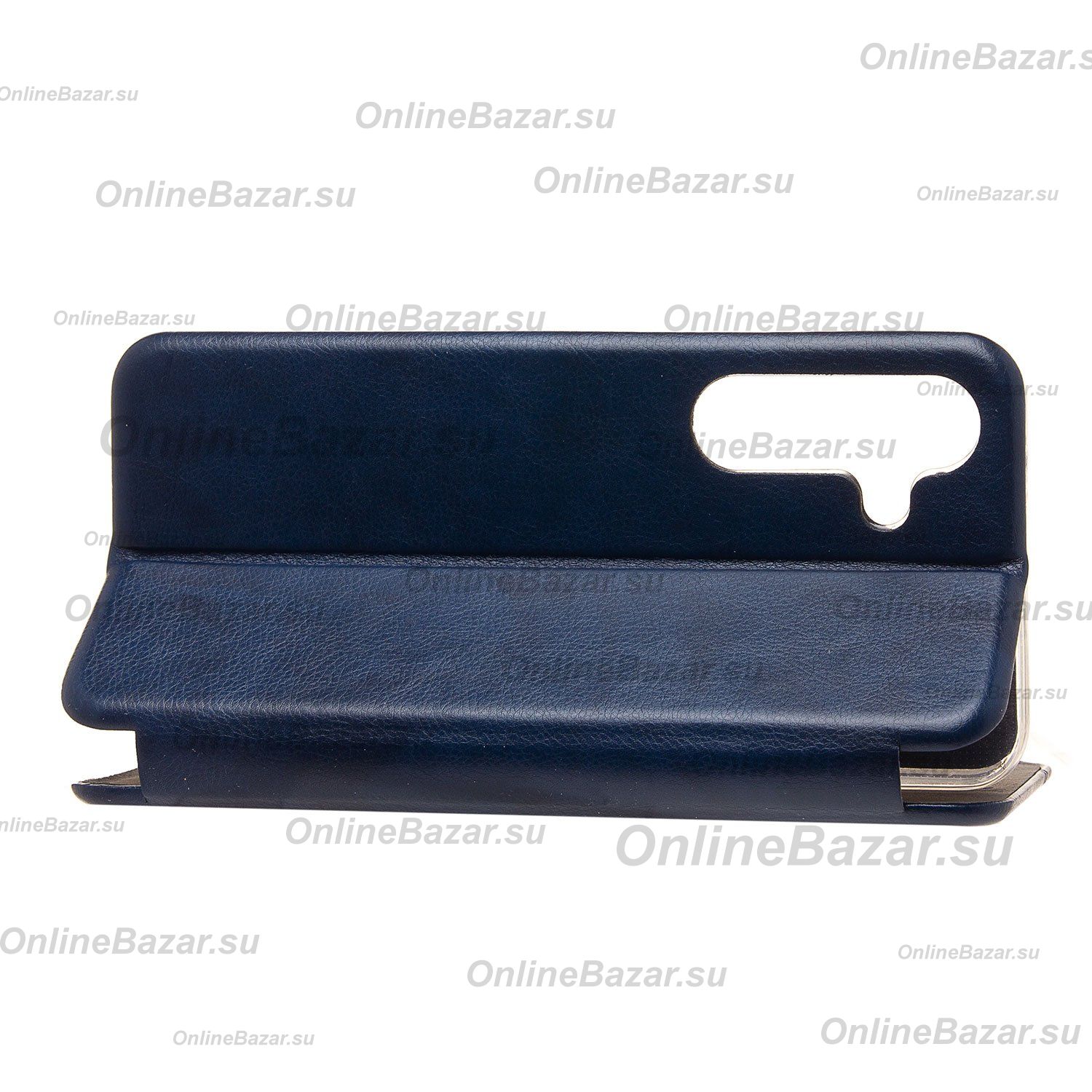 Чехол для Samsung SM-S721B (Galaxy S24 FE) флип боковой кожзам №3 <синий> ― OnlineBazar.su