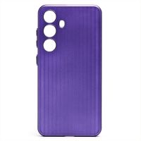 Чехол для Samsung SM-S921B (Galaxy S24) пластиковый рифленый <фиолетовый> ― OnlineBazar.su