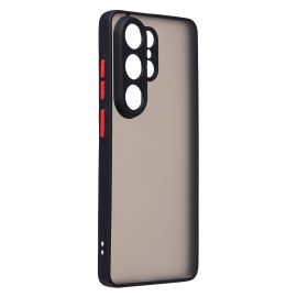 Чехол для Samsung SM-S948B (Galaxy S26 Ultra) пластиковый с окантовкой <черный>