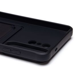Чехол для Samsung SM-S948B (Galaxy S26 Ultra) силиконовый с картхолдером №4 <черный>