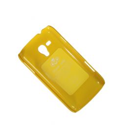 Чехол для Samsung i8262D (Galaxy Core Duos) задняя крышка пластик лакированный SGP Case Ultra Slider <желтый>