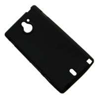 Чехол для Sony MT27 (Xperia Sola) силиконовый матовый <черный> ― OnlineBazar.su
