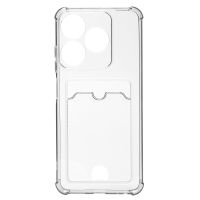 Чехол для Tecno Spark 10C (KI5m) силиконовый с картхолдером №2 <черный> ― OnlineBazar.su