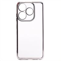 Чехол для Tecno Spark 10C (KI5m) силиконовый ультратонкий Pilot <серебристый> ― OnlineBazar.su