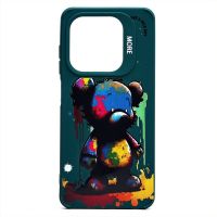 Чехол для Tecno Spark Go 2024 (BG6) силиконовый (рис. 335/медведь) <темно-зеленый> ― OnlineBazar.su