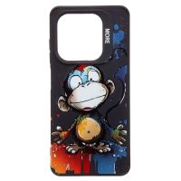 Чехол для Tecno Spark Go 2024 (BG6) силиконовый (рис. 335/обезьяна) <черный> ― OnlineBazar.su