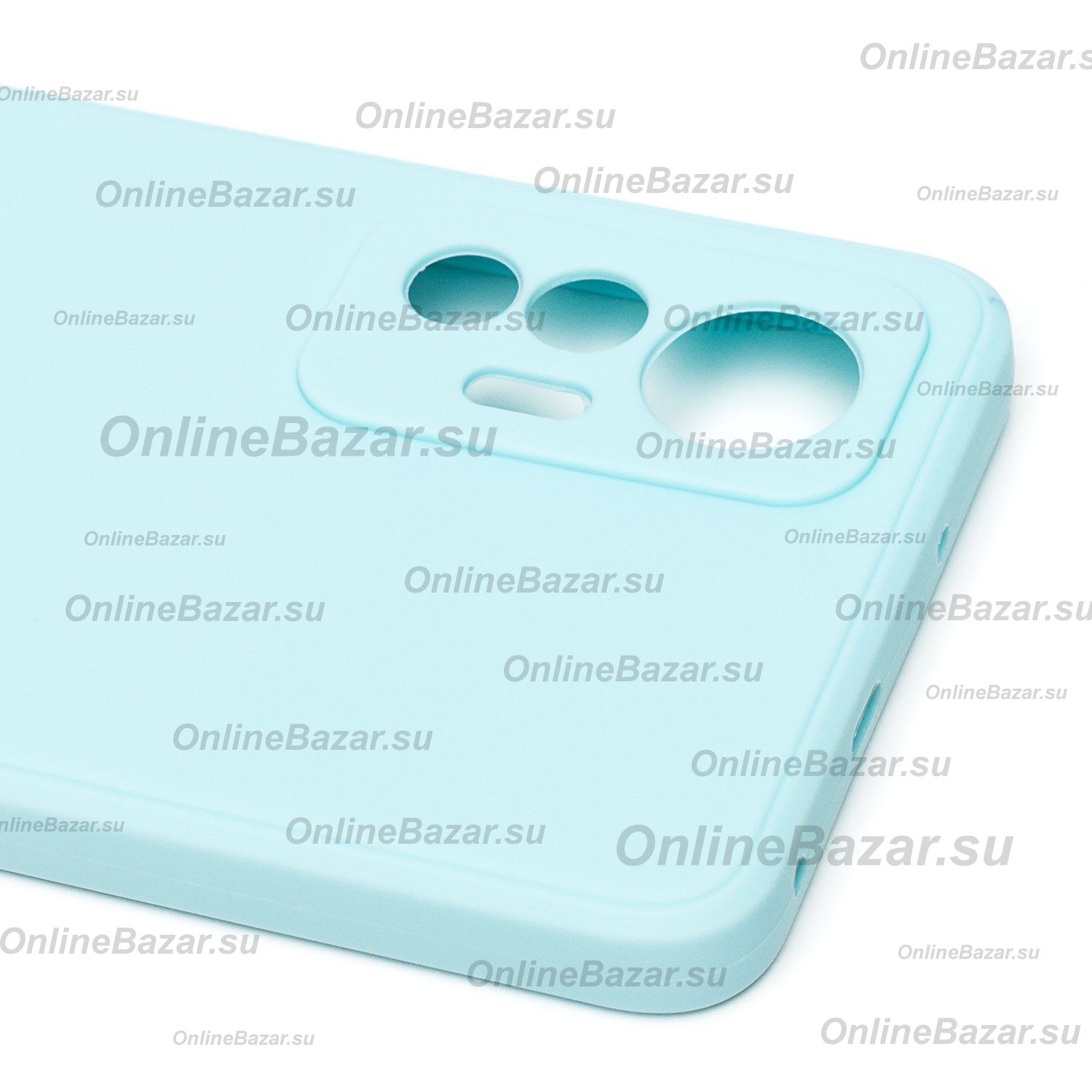 Чехол для Xiaomi 12 Lite силиконовый Soft Touch 2 <голубой> ― OnlineBazar.su