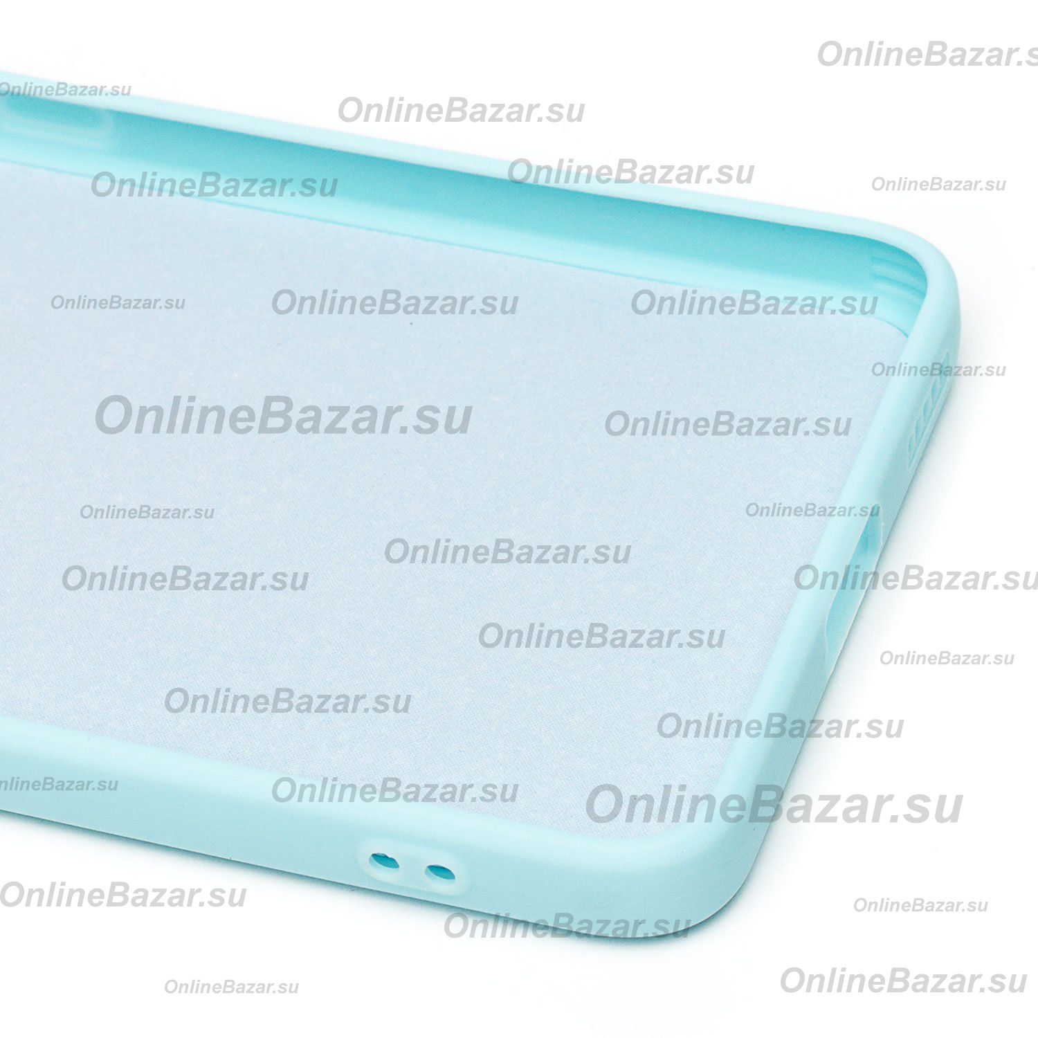 Чехол для Xiaomi 12 Lite силиконовый Soft Touch 2 <голубой> ― OnlineBazar.su