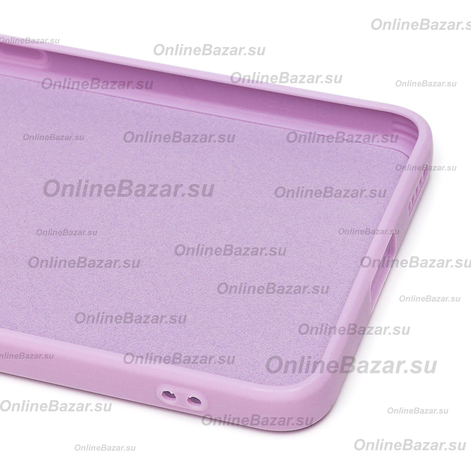 Чехол для Xiaomi 12 Lite силиконовый Soft Touch 2 <светло-фиолетовый> ― OnlineBazar.su