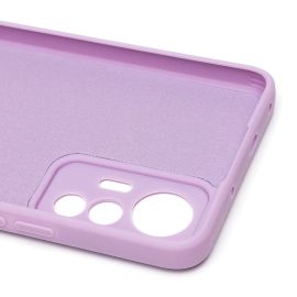 Чехол для Xiaomi 12 Lite силиконовый Soft Touch 2 <светло-фиолетовый>