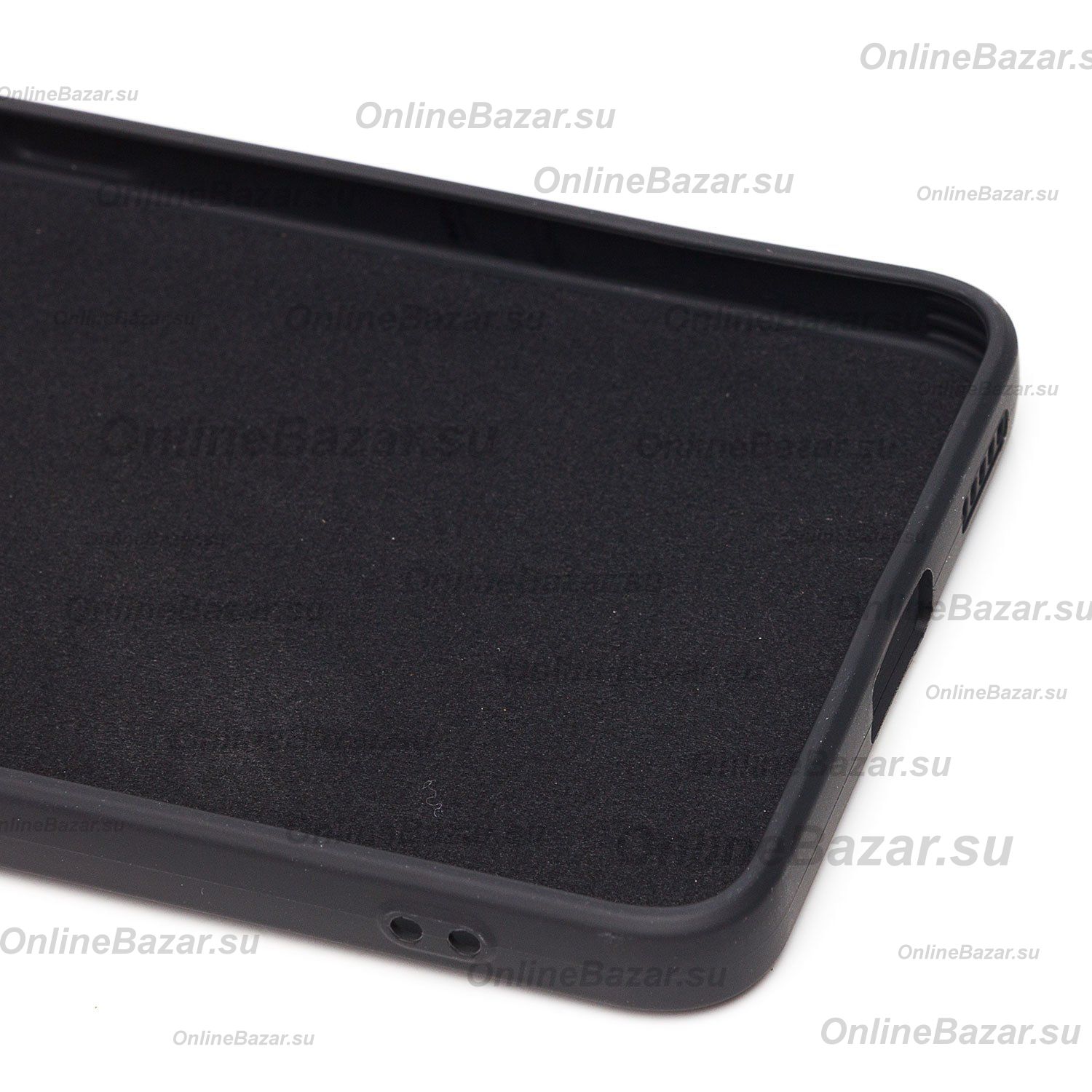 Чехол для Xiaomi 12 Lite силиконовый Soft Touch 2 <черный> ― OnlineBazar.su