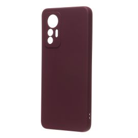 Чехол для Xiaomi 12 Lite силиконовый Soft Touch 2 <бордовый>