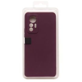 Чехол для Xiaomi 12 Lite силиконовый Soft Touch 2 <бордовый>