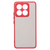Чехол для Xiaomi 2406APNFAG пластиковый с окантовкой <красный> ― OnlineBazar.su