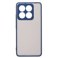Чехол для Xiaomi 14T пластиковый с окантовкой <темно-синий> ― OnlineBazar.su