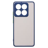 Чехол для Xiaomi 2407FPN8EG пластиковый с окантовкой <темно-синий> ― OnlineBazar.su