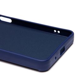 Чехол для Xiaomi 23129RN51X силиконовый (рис. 335/заяц) <темно-синий>