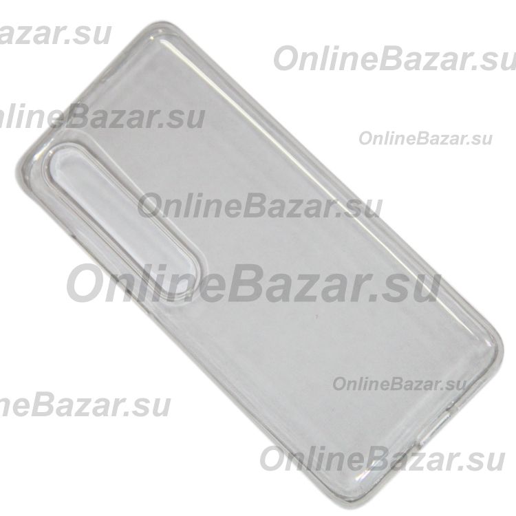 Чехол для Xiaomi Mi 10 силиконовый ультратонкий <прозрачный> ― OnlineBazar.su