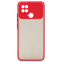 Чехол для Xiaomi 220333QPG пластиковый с окантовкой <красный> ― OnlineBazar.su