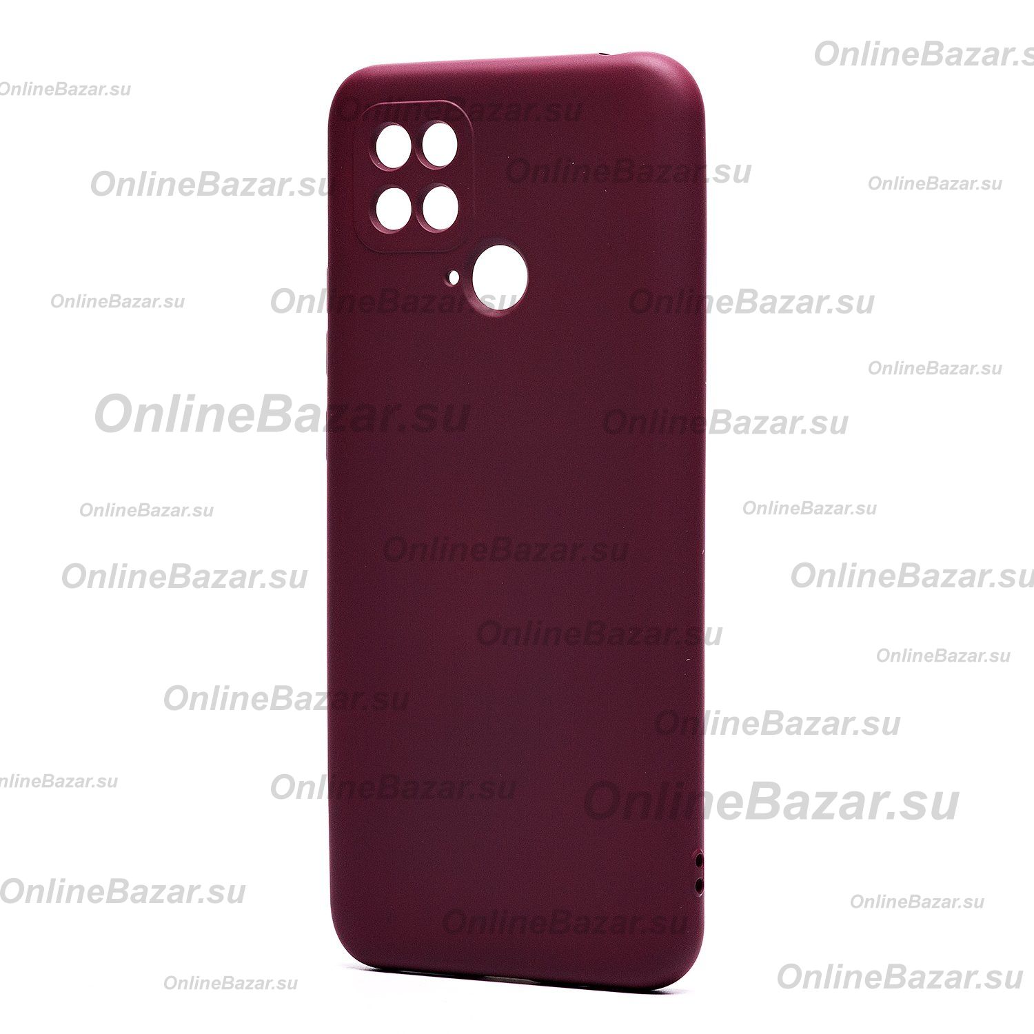 Чехол для Xiaomi 220333QPG силиконовый Soft Touch 4 <бордовый> ― OnlineBazar.su