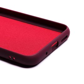 Чехол для Xiaomi 220333QPG силиконовый Soft Touch 4 <бордовый>