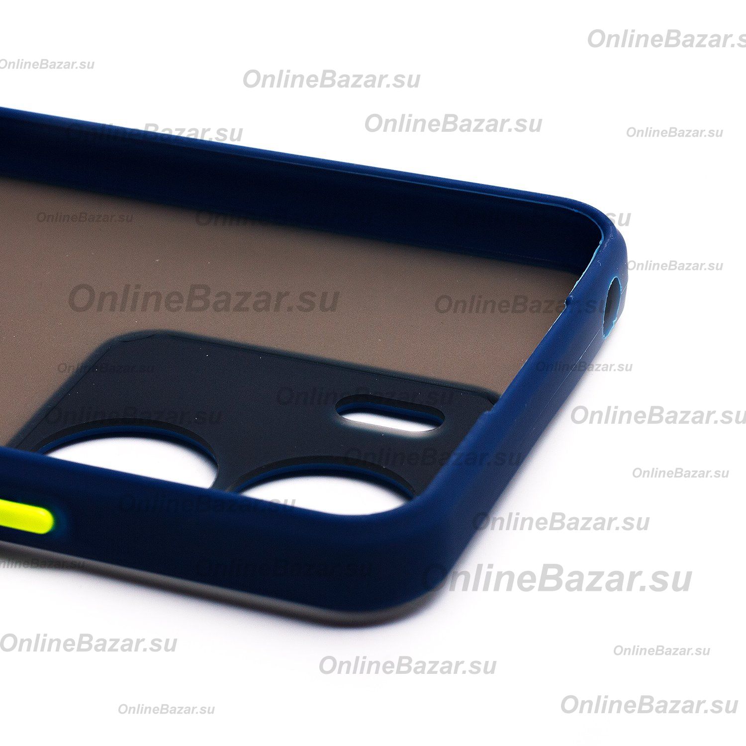 Чехол для Xiaomi 2310FPCA4G пластиковый с окантовкой <синий> ― OnlineBazar.su