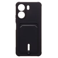 Чехол для Xiaomi 2310FPCA4G силиконовый с картхолдером №4 <черный> ― OnlineBazar.su