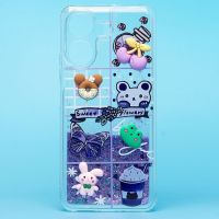 Чехол для Xiaomi 2310FPCA4G силиконовый 3D игрушки <фиолетовый> ― OnlineBazar.su