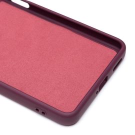 Чехол для Xiaomi 22021211RG силиконовый Soft Touch 4 <бордовый>