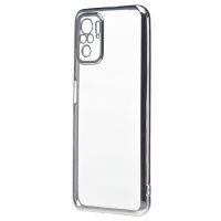 Чехол для Xiaomi Poco M5s силиконовый ультратонкий Pilot <серебристый> ― OnlineBazar.su