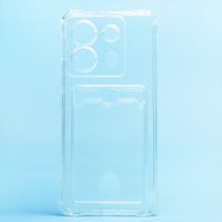 Чехол для Xiaomi Poco X6 5G силиконовый с картхолдером №2 <прозрачный> ― OnlineBazar.su