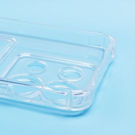 Чехол для Xiaomi Poco X6 5G силиконовый с картхолдером №2 <прозрачный>