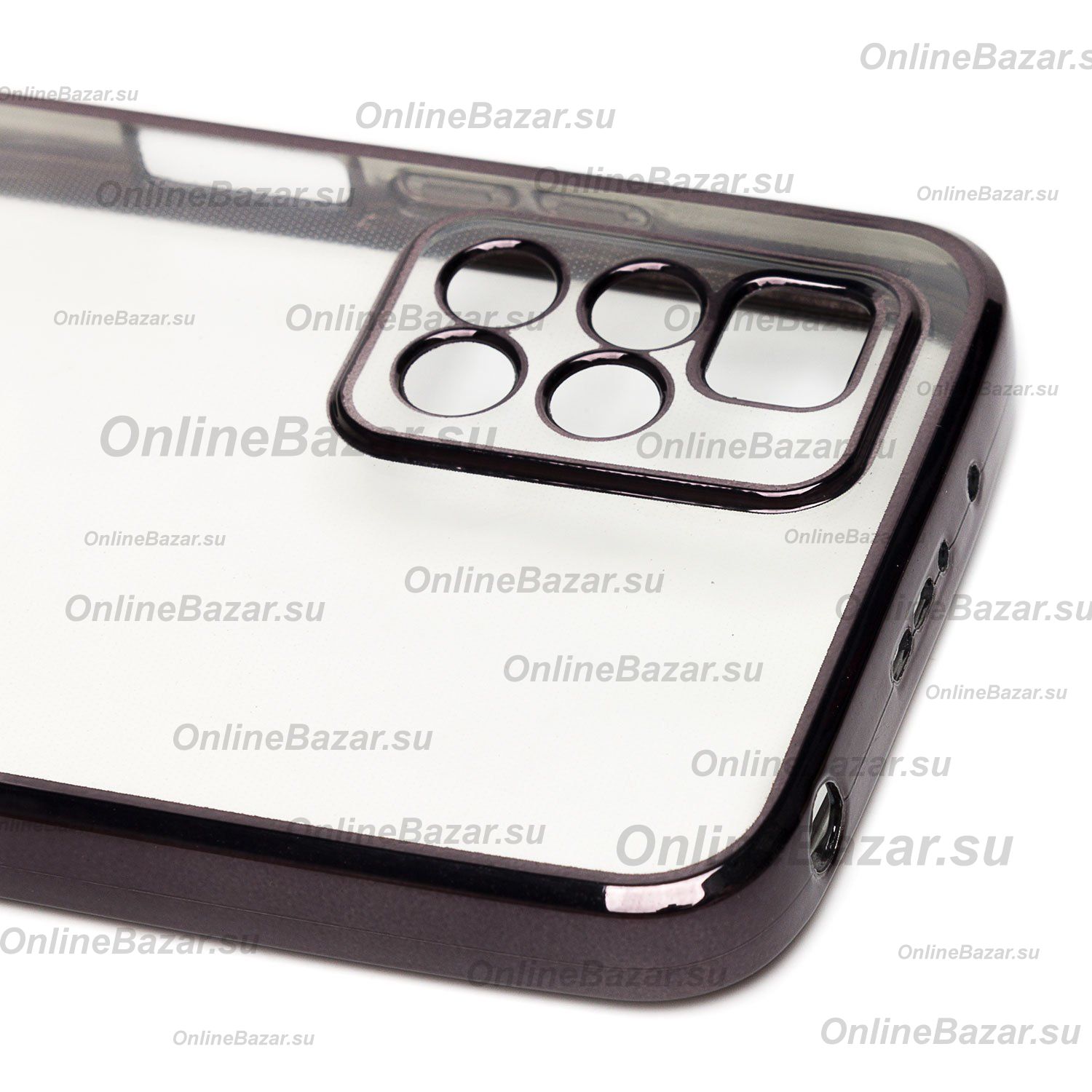 Чехол для Xiaomi Redmi 10 силиконовый ультратонкий Pilot <черный> ― OnlineBazar.su