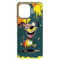 Чехол для Xiaomi Redmi 12 силиконовый (рис. 335/собака) <темно-зеленый> ― OnlineBazar.su