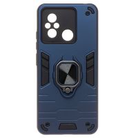 Чехол для Xiaomi 22120RN86G силиконовый противоударный с кольцом <синий> ― OnlineBazar.su