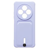 Чехол для Xiaomi Poco C75 силиконовый с картхолдером №4 <светло-фиолетовый> ― OnlineBazar.su