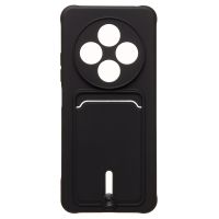 Чехол для Xiaomi Poco C75 силиконовый с картхолдером №4 <черный> ― OnlineBazar.su