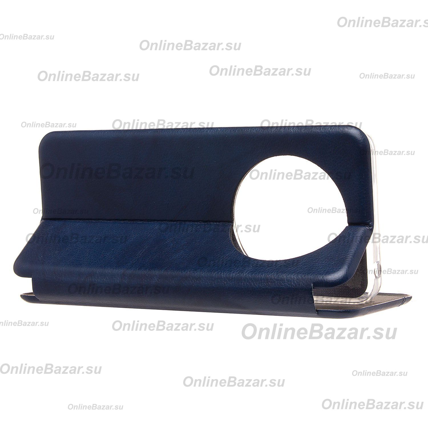 Чехол для Xiaomi Poco C75 флип боковой кожзам №3 <синий> ― OnlineBazar.su